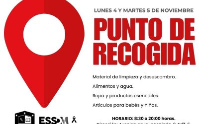 ESSDM se une a la Campaña de Recogida de Ayuda para los Damnificados por la DANA